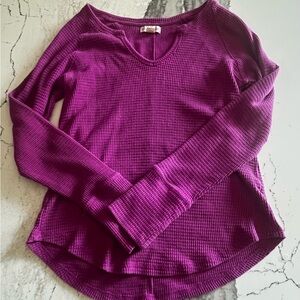 Knox Rose Purple Long Sleeve Top